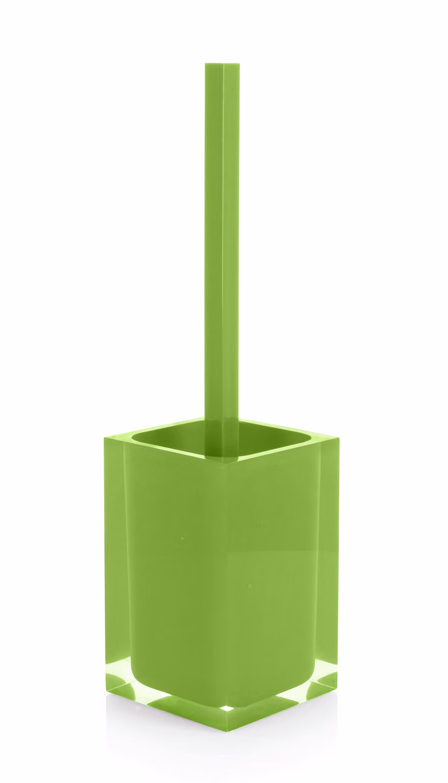 Scopino WC d'appoggio con ciuffo in setole linea Rainbow Gedy RA33 Verde Acido
