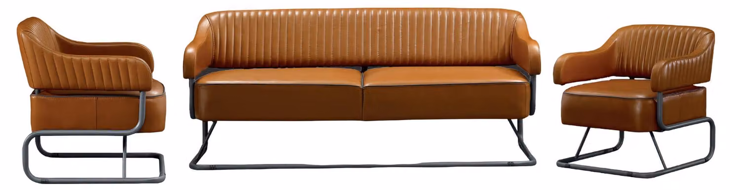 Set 3+1+1 Sitzer Luxus Möbel Sofagarnitur Couch Sofa Polster Wohnzimmer Holz