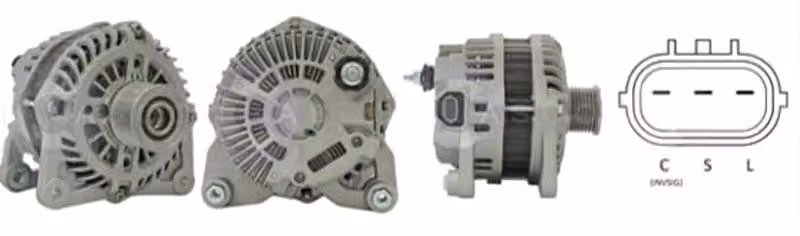 CASCO CAL35362AS - Alternatore/generatore LiMa da 150A, 12V, compatibile con NISSAN Qashqai / Qashqai +2 I (J10, NJ10) e X-TRAIL (T31)