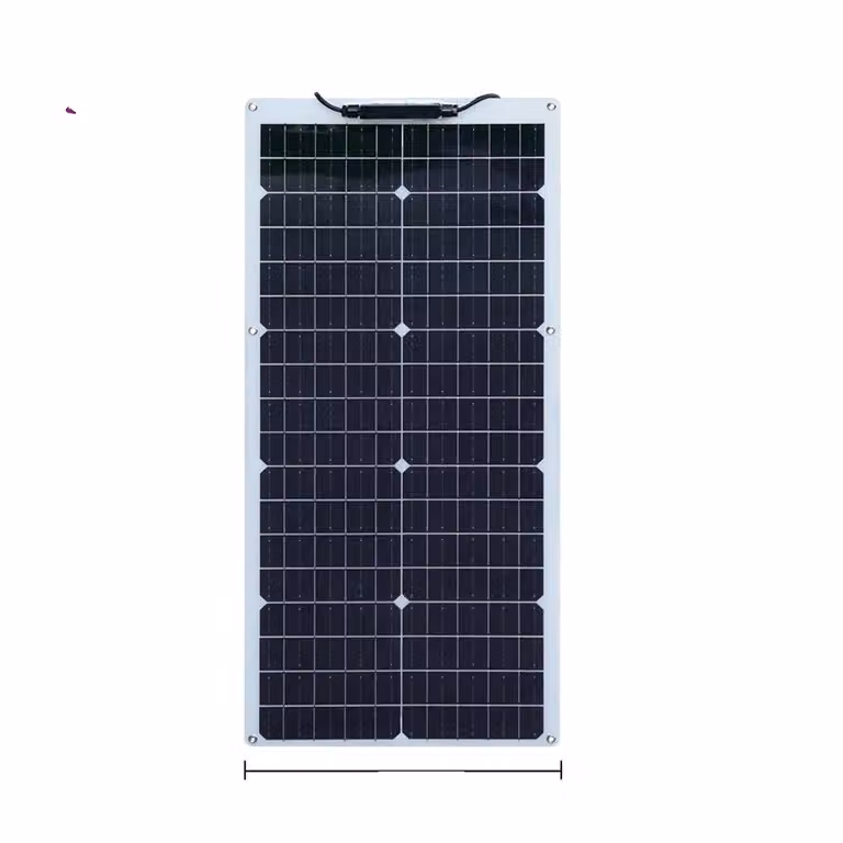Pannello solare, design flessibile, celle monocristalline, 19,8V, 50W