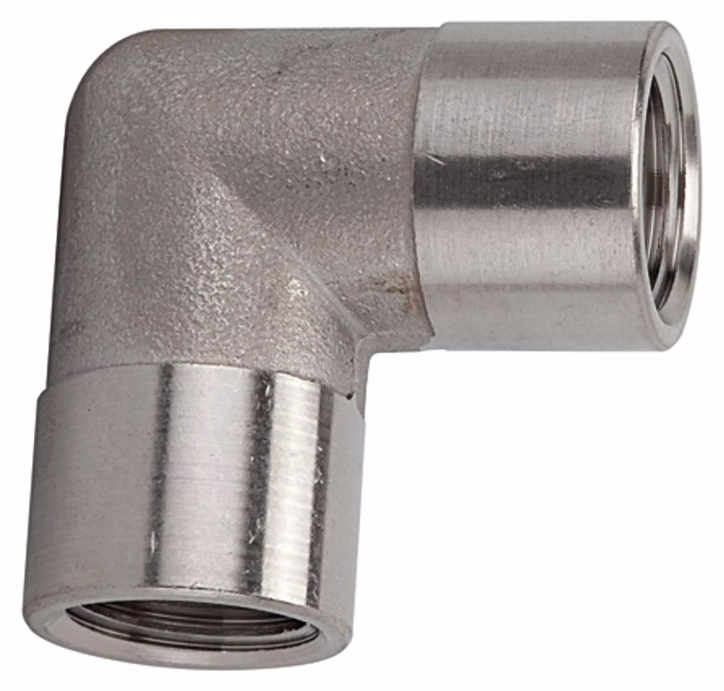 Gomito Riegler, femmina/femmina, G 1/4, acciaio inox 1.4404