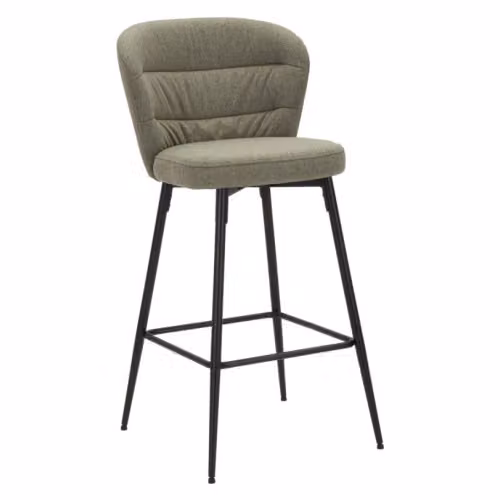 Sgabelli Alti SGABELLO BAR LOSANNA VERDE SET 2 PZ CM 52X59X108 Mauro Ferretti