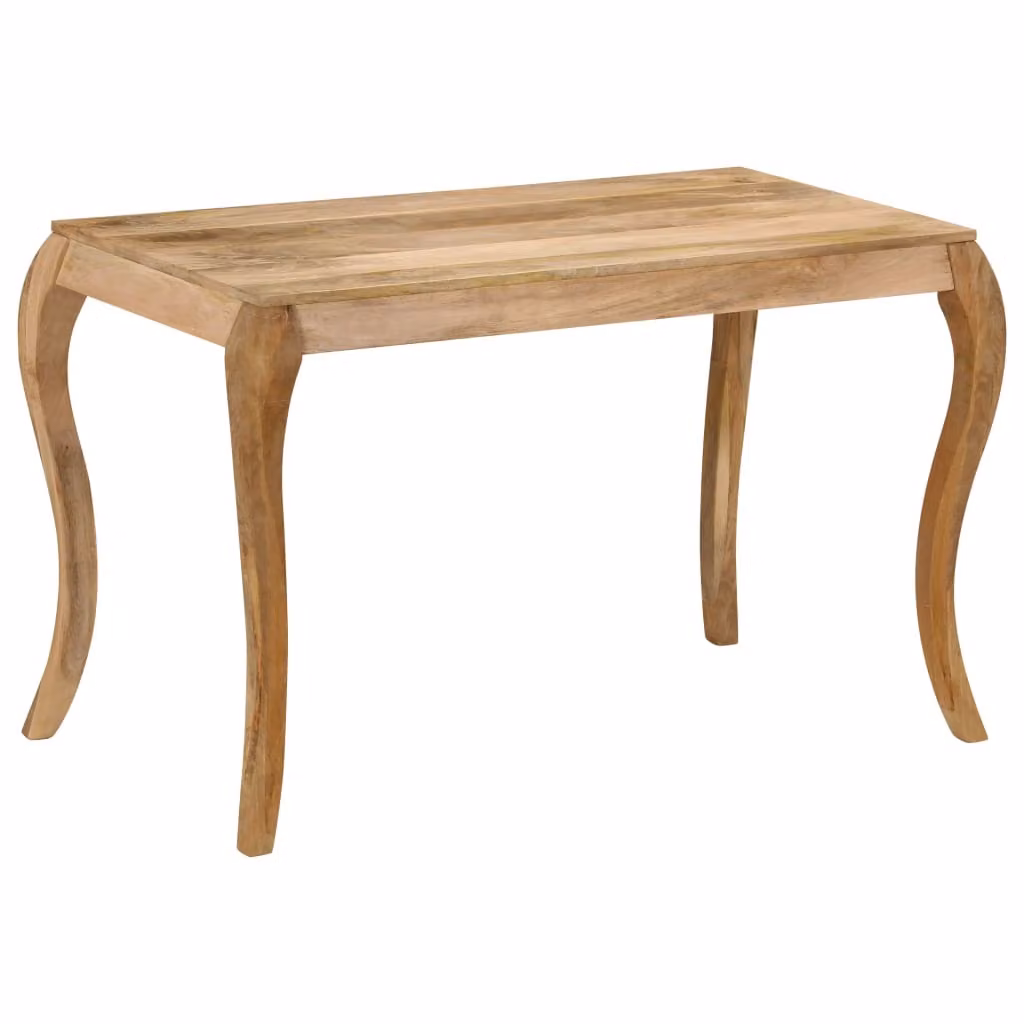 Tavolo da pranzo 118×60×76 cm in legno massiccio di mango