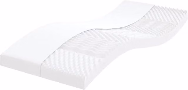 Materassi in Schiuma 2 pz Bianchi 80x200cm 7 Zone Durezza 20 ILD