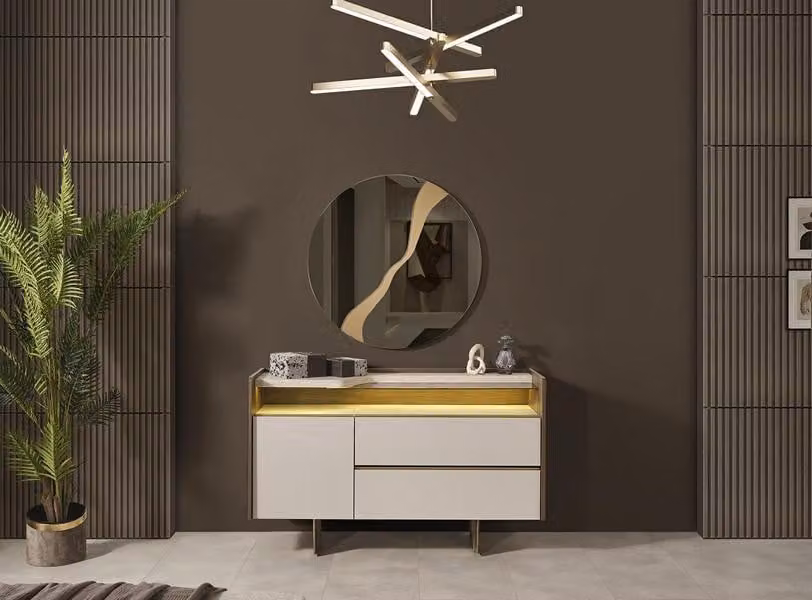 Kommode Luxus Sideboard Holz Design Schlafzimmer Kommode Stil Modern