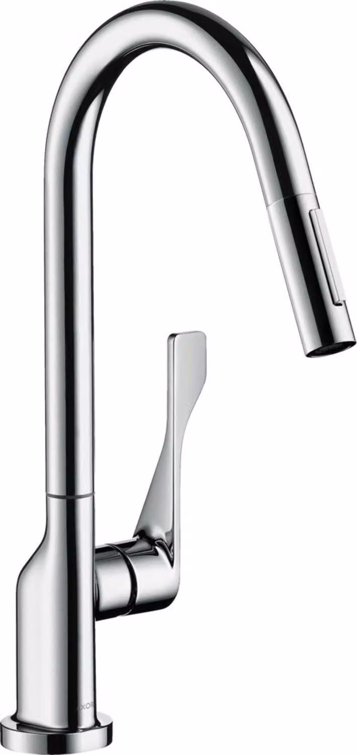 Hansgrohe Axor Citterio cromo Eco miscelatore per lavello con doccetta estraibile, 39832000