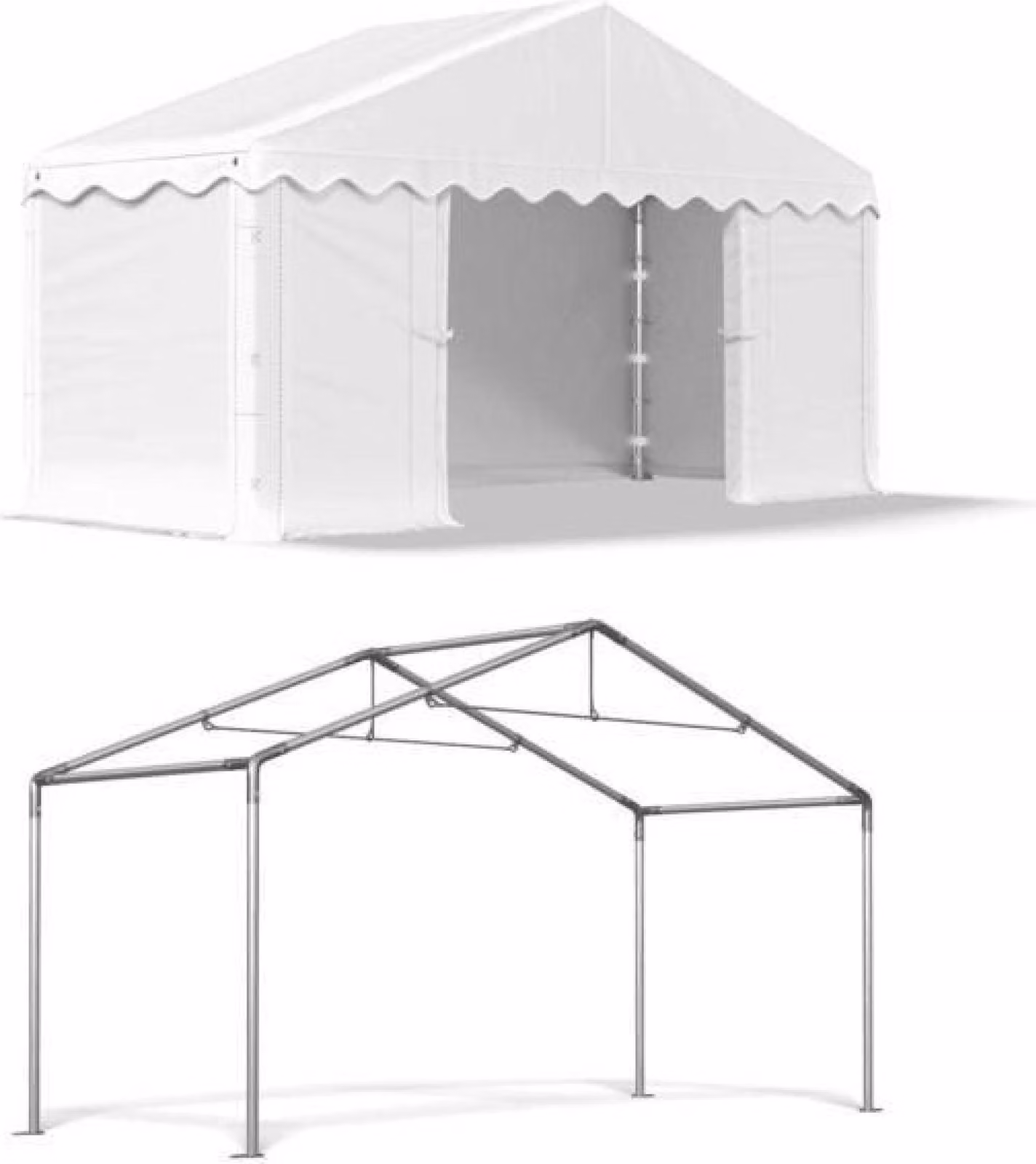 Tenda del magazzino estivo 3x2 Bianco SUMMER MPE