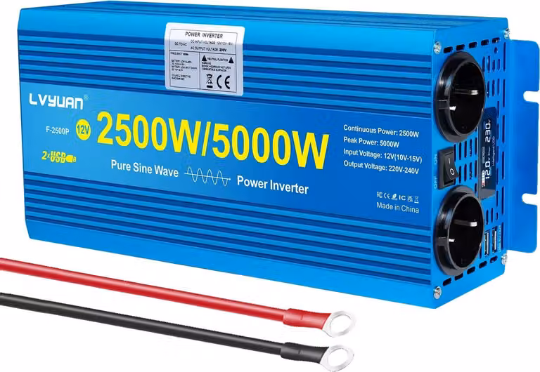 Inverter, onda sinusoidale pura, elevata efficienza di conversione, 5000 W 24 V-220 V
