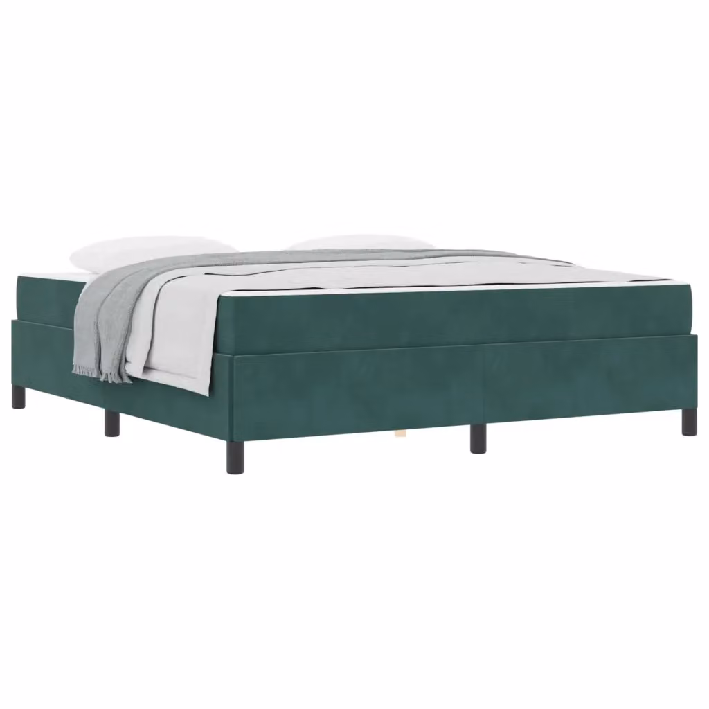 Struttura del letto imbottita vidaXL in tessuto verde L: 180 cm, P: 200 cm, H: 203 cm – 2