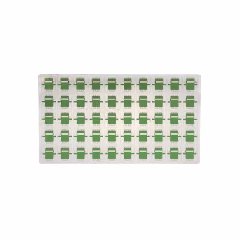 Metz Connect OpDAT LC-D APC connettore OS2 (verde) - 50 pezzi 15090076-50
