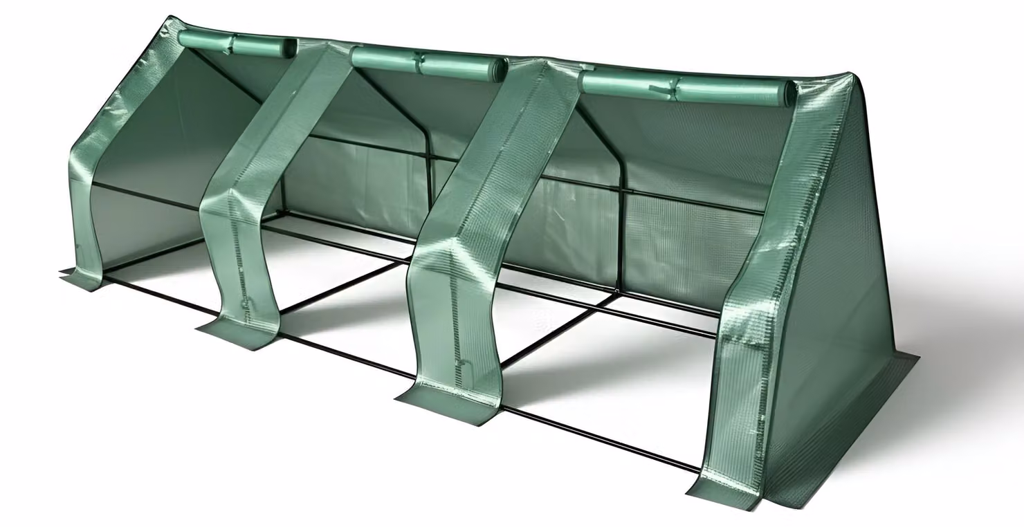 AWTOOLS: Mini serra a tunnel, ideale per coltivazioni in foglia, dimensioni 295x95x95 cm