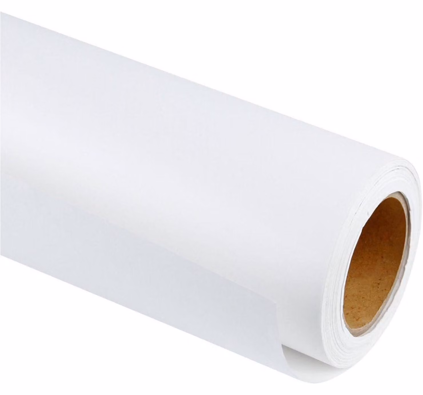 Rotolo di carta kraft bianca, 76,2 cm x 30 m, carta riciclata per imballaggio e lavori manuali