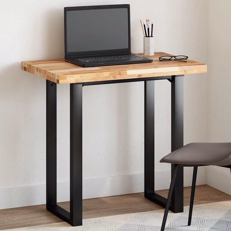 Piano Tavolo Rettangolare in Legno di Acacia Marrone vidaXL L: 100 cm, P: 50 cm, H: 4 cm