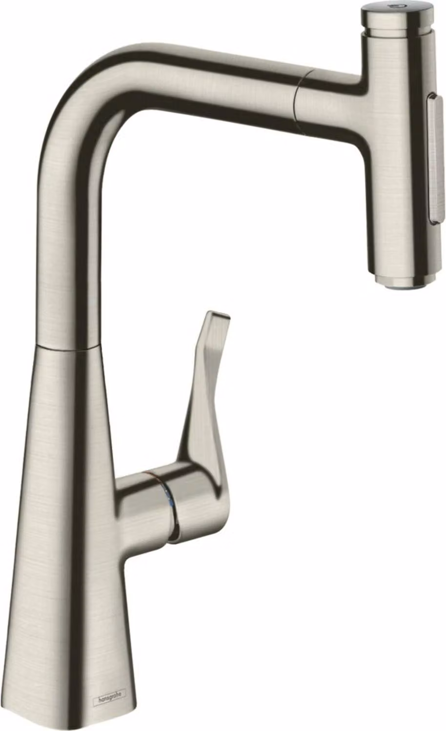 hansgrohe Metris Select M71 Mitigeur de cuisine 240, douchette extractible, 2 jets, 73822800, 73822800