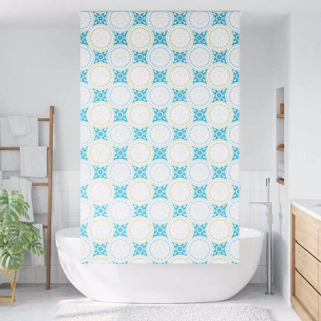 vidaXL Tenda a Rullo Doccia 120x240 cm Larghezza Tessuto 116 cm
