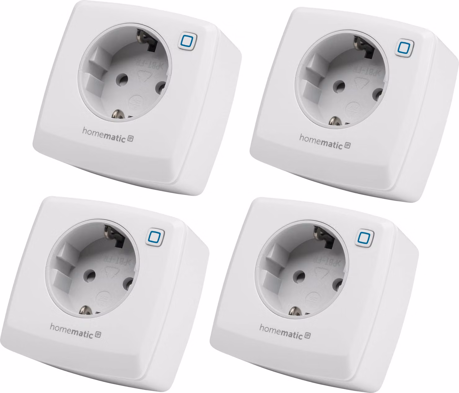 HOMEMATIC IP 157338A0, Presa di corrente di commutazione, 4 pezzi