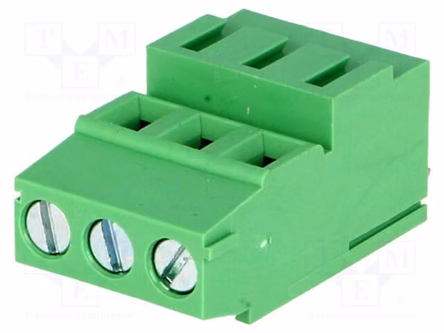 2 listelli di fissaggio per cavi con diametro di 5 mm: 3 con angolo di 90°. Codice prodotto: 24A DG500H-5.0-03P-14-00AH. Listelli di fissaggio