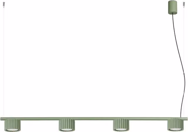 Lampadario AURA 4 salvia Gx53