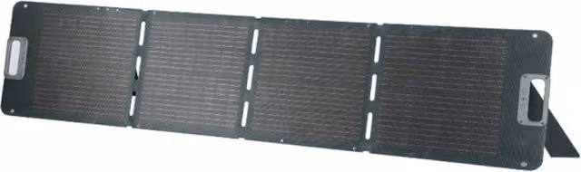 V-TAC Pannello Solare Fotovoltaico Pieghevole da 160W per Power Station Portatili, Nero, L 167 cm x P 68 cm x H 2,5 cm