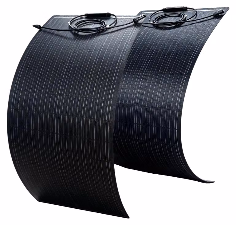 Pannelli solari, alta efficienza, prestazioni impermeabili, 2 pezzi, ETFE, 100W