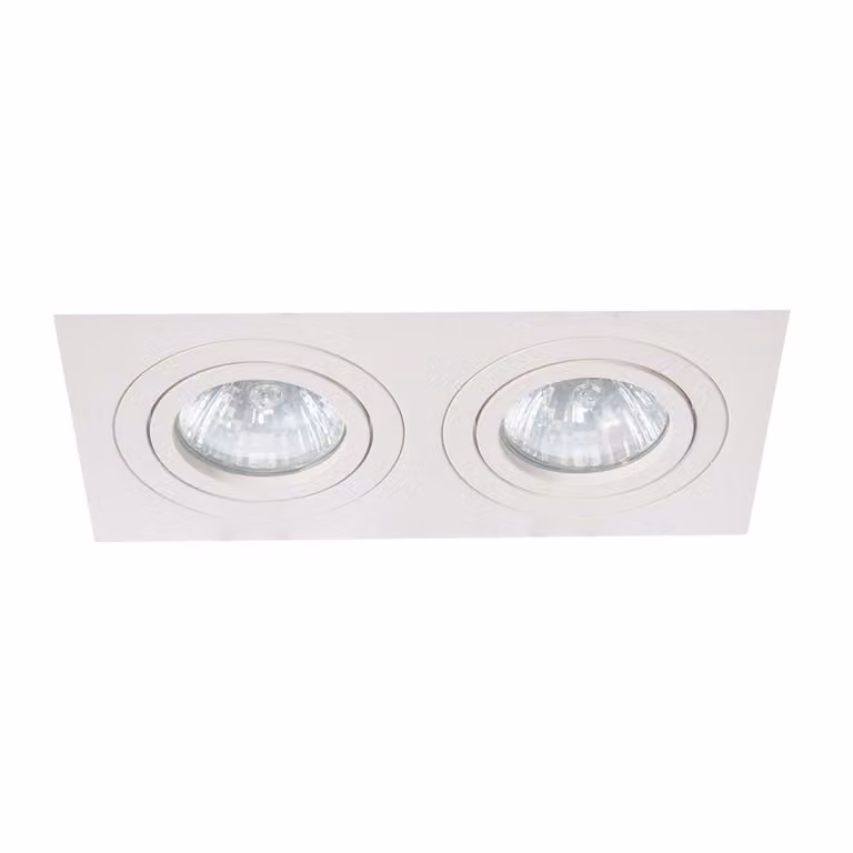 Faretto Metis da incasso 2xGU10 bianco LP-2780/2RS WH Light Prestige