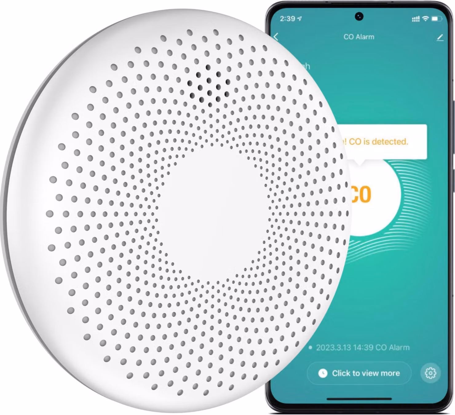 Aroha Smart Connect Rilevatore Di Fumo E Monossido Di Carbonio WiFi - Batteria Da 10 Anni - Allarme Antincendio & Rilevatore Monossido Di Carbonio