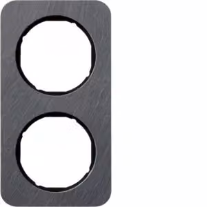 Berker 10122384 Cornice antracite/nero lucido, Sc Berker R.1