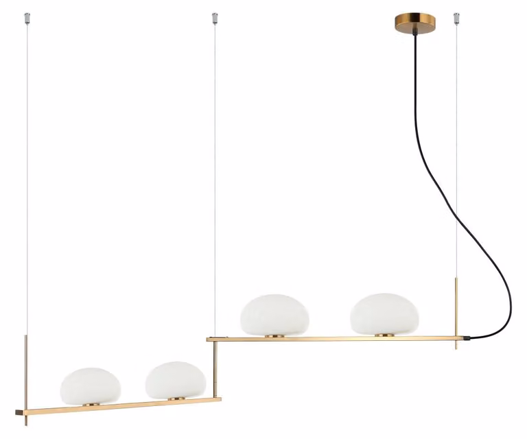Lampada a sospensione KERNIO PND-357784-BRO+W Italux