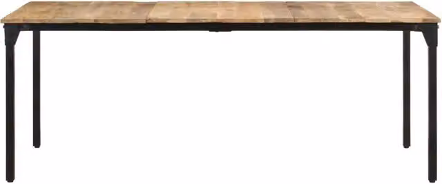 Tavolo da Pranzo 200x100x76 cm in Legno di Mango Grezzo 321976