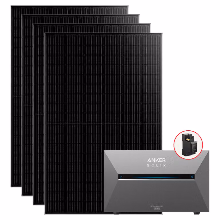 Balkonkraftwerk 1820W BKW Anker Solarbank 3 Pro E2700 con contatore intelligente, monocristallino, IP65
