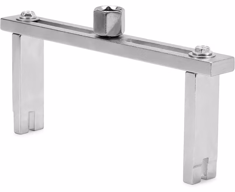 1. Strumento per la rimozione delle pompe carburante, con anello di bloccaggio regolabile per pompe carburante, compatibile con attacchi da 3/8" a 1/2"