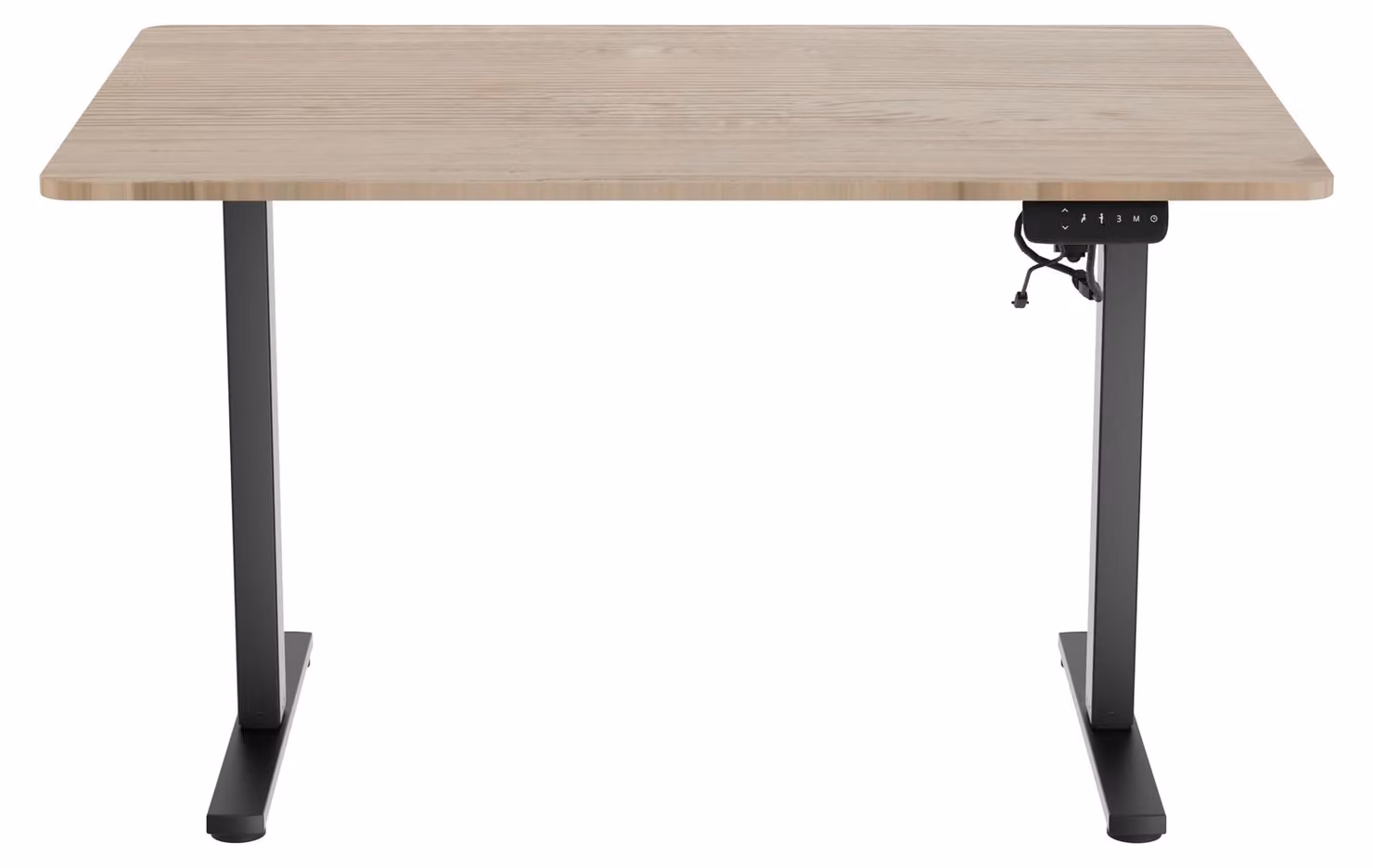 Scrivania regolabile elettricamente - 100 x 60 cm - Funzione di memoria - Struttura in legno composito
