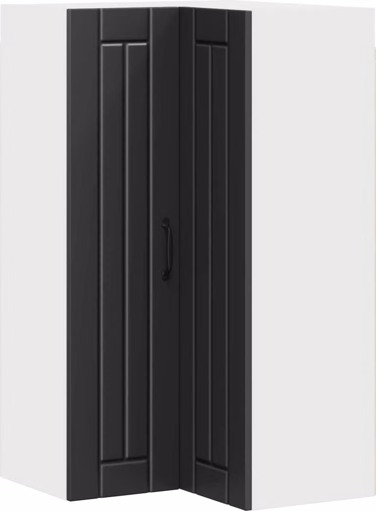 Mobile angolare per parete LUCCA Nero 57 x 57 x 100 cm