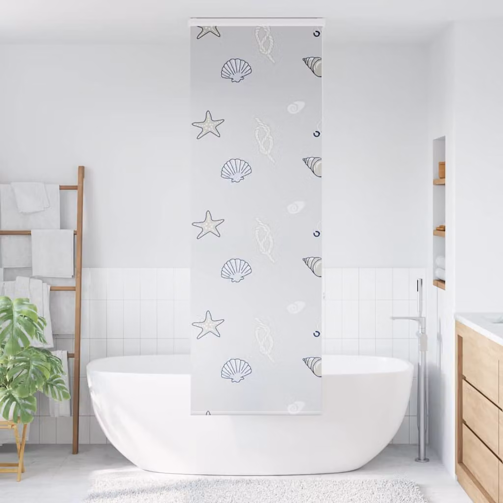vidaXL Tenda a Rullo Doccia con Cassonetto 70x240 cm Larghezza Tessuto