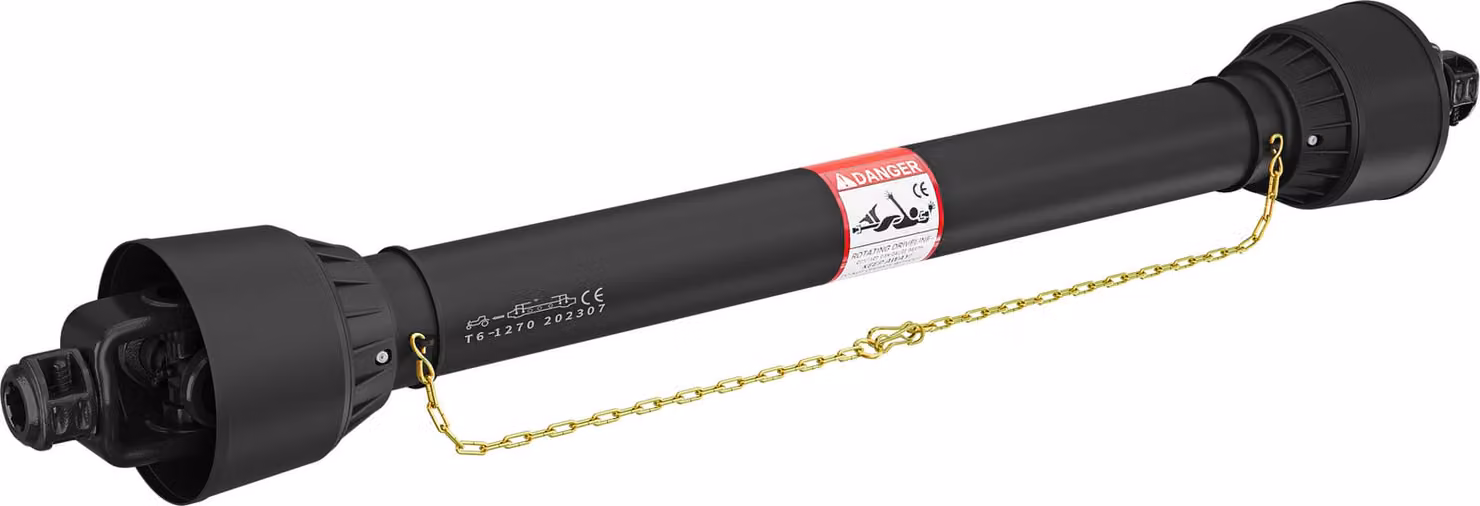 Albero cardanico T6 1270-1397mm 830Nm 540rpm, albero cardanico, 74kW (100hp), 2x 1 3/8" 6 denti