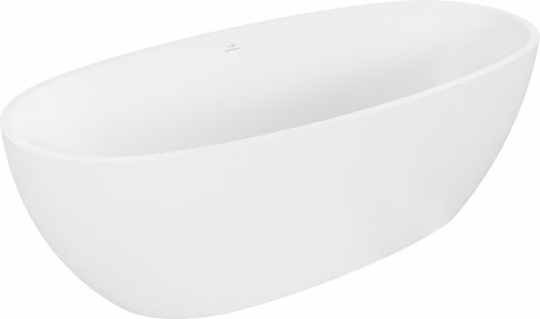 Mexen Torino vasca freestanding in conglomerato 155 x 78 cm, bianco opaco - 57271557800