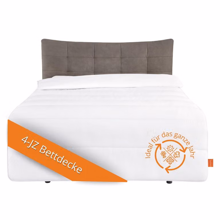 Piumino 155 x 220 cm, piumino a risparmio energetico, piumino 4 stagioni, 100% microfibra, sleepling