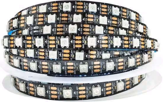 Fascia LED RGB multicolore flessibile e tagliabile da 5m con tecnologia SMD