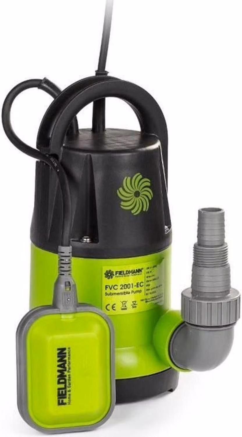 Submersible pump - FIELDMANN - FVC 2001-EC - 250 Watts - Max. flow rate 5000 l/h - Depth 5 m