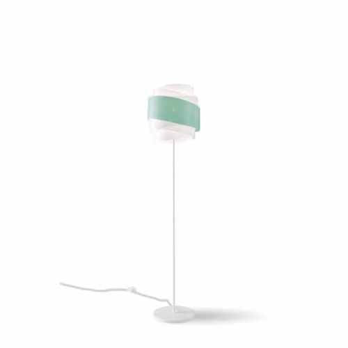 Piantana Moderna Polilux ® Verde Pastello E Metallo 1 Luce E27