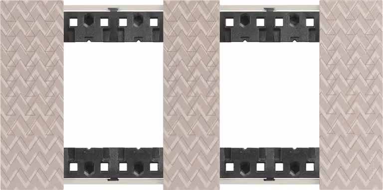 Coperchio 2 x 2 modulo IMD BTicino Living Now KA4802M2M_ Pixel