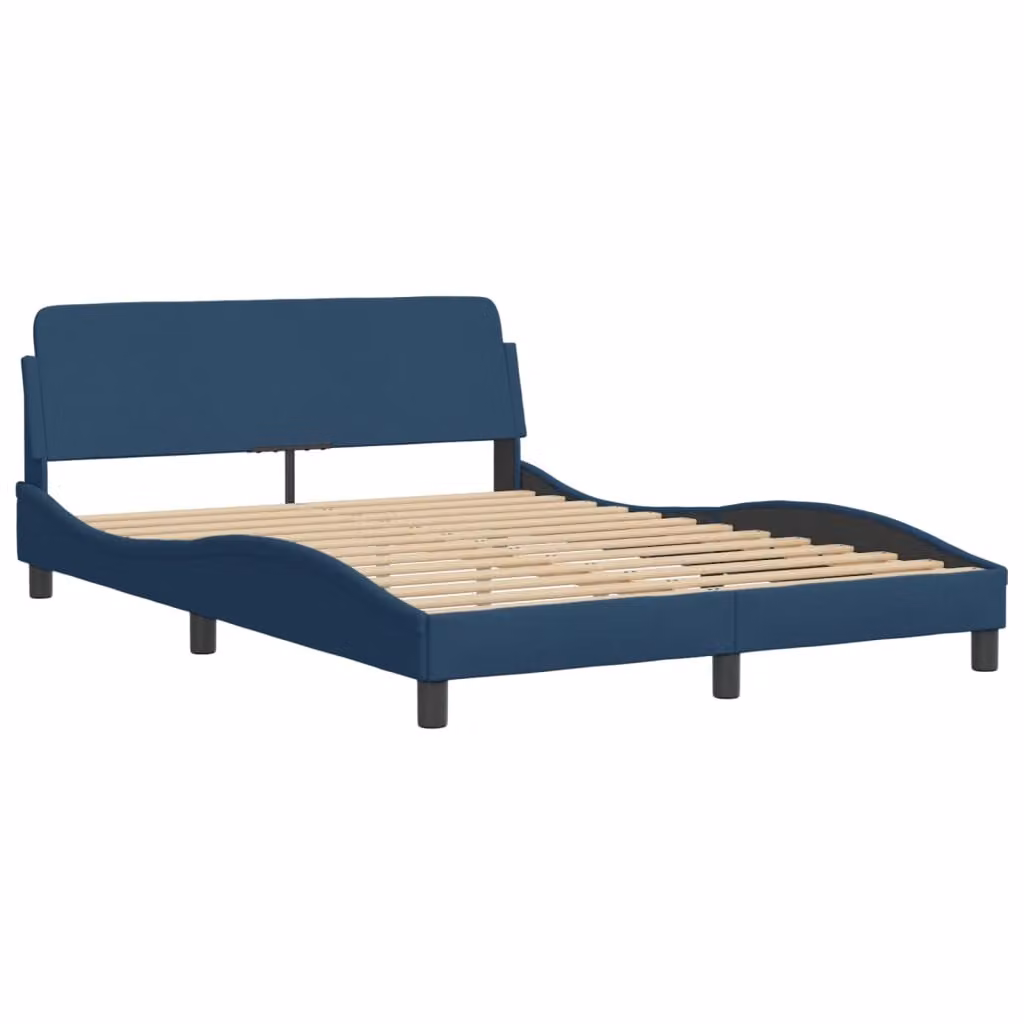 Giroletto con Testiera Dover Blu 120x200 cm Tessuto