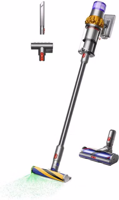 Dyson V15 Detect Absolute Aspirapolvere senza filo Bagless, Grigio, 660 W, Autonomia 60 min, Contenitore polvere 0,77 l