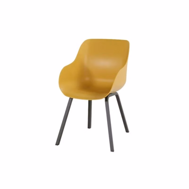Set di 2 Sedie SOPHIE Element Organic HARTMAN Giallo in Alluminio Verniciato a Polvere – 2