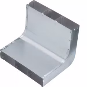 Hager UKK240483, zinco, acciaio, conforme a EN50085-2-2, 240 mm, 200 mm, 48 mm