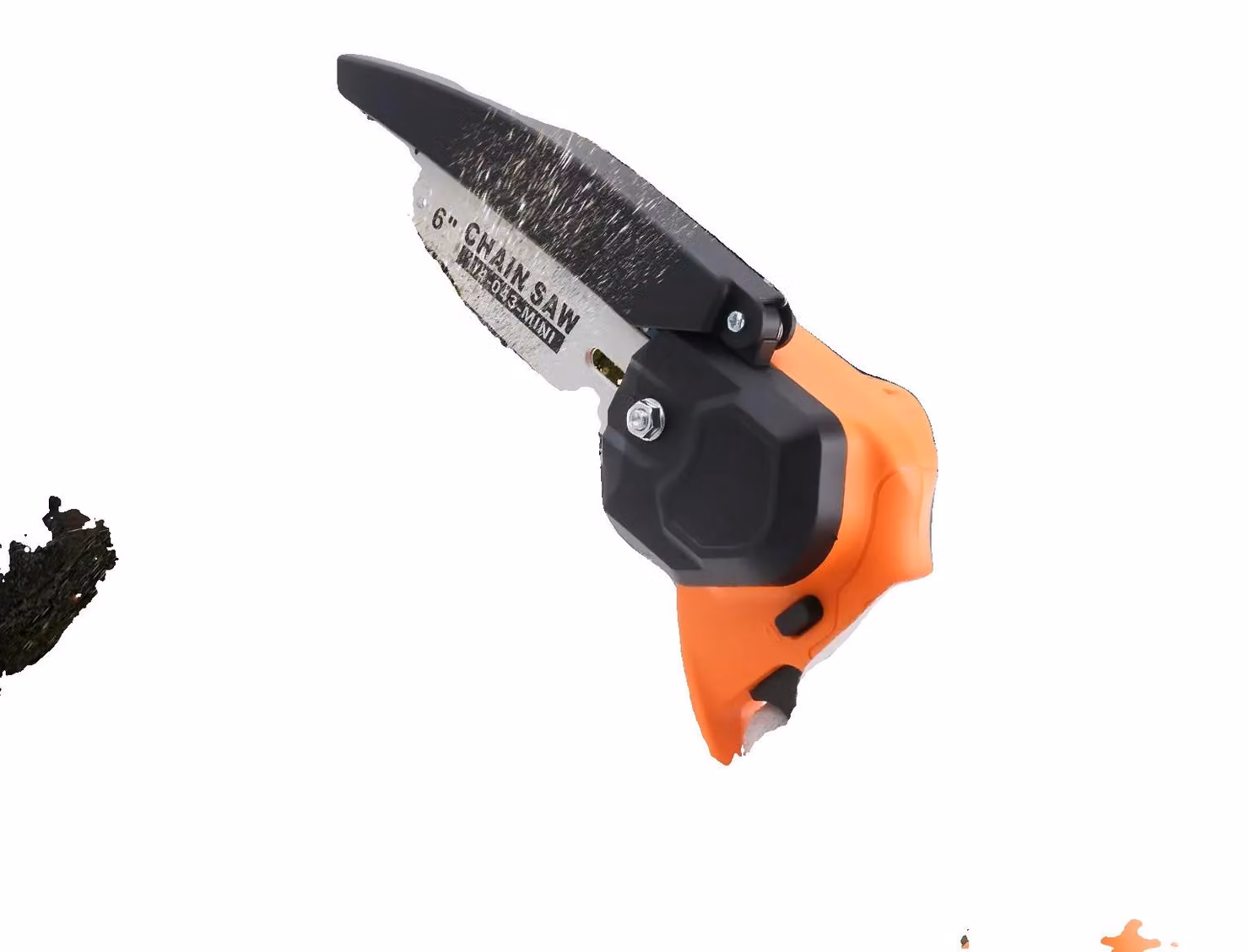 Troncatrice a catena, funzionamento a batteria, sistema a doppia batteria, 21V con 2 batterie