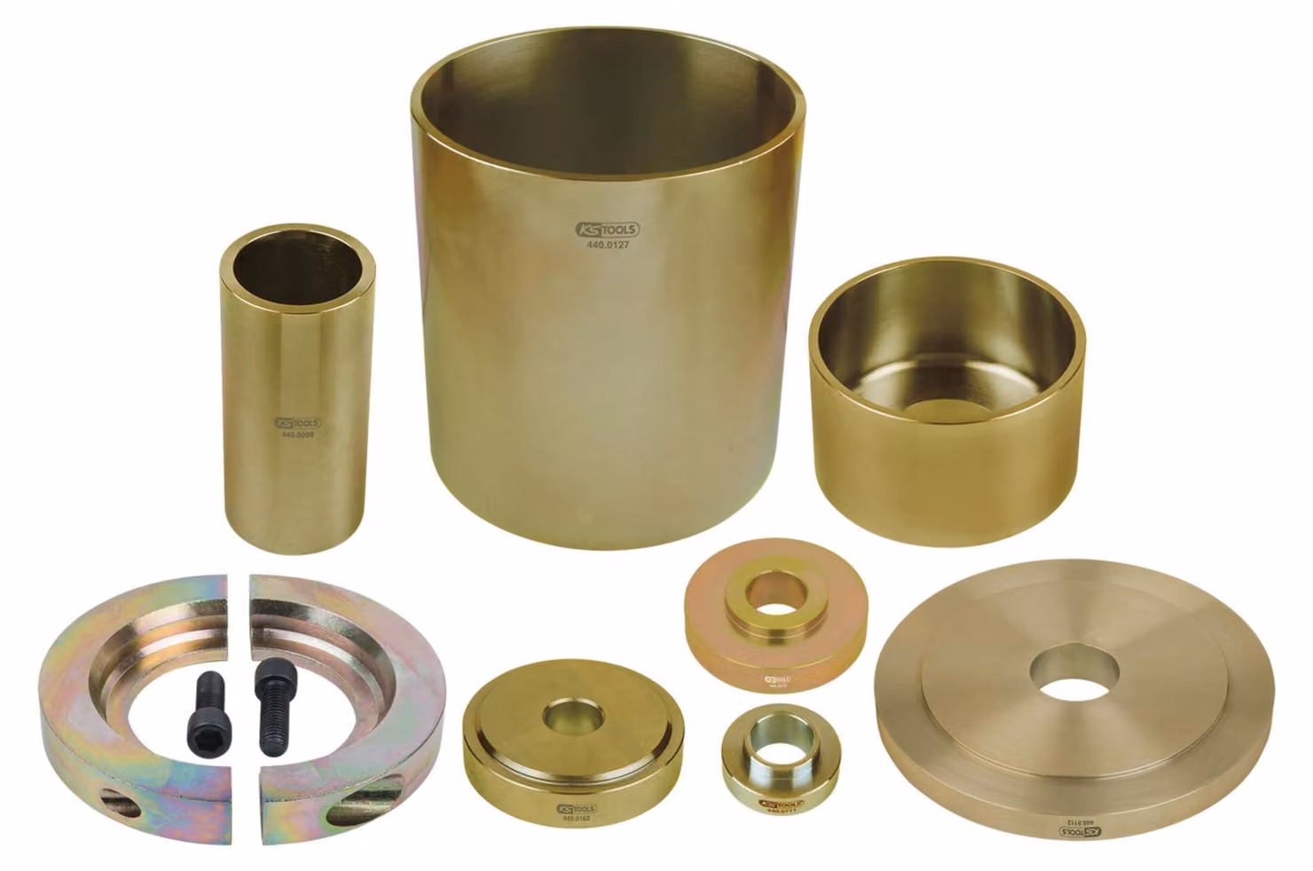 Set di cuscinetti ruota KS TOOLS, anteriori per Renault / Nissan / Opel > 2010, 8 pezzi ( 440.0165 )