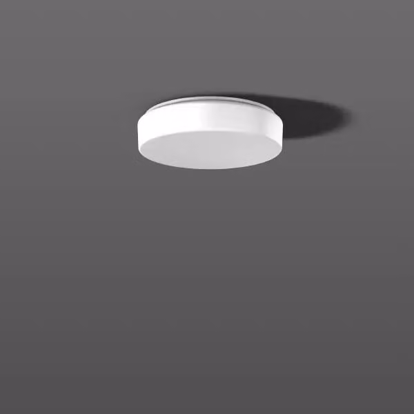 RZB Flat Polymero Kreis, LED, 4000 K, 1500 lm, IP40, bianco