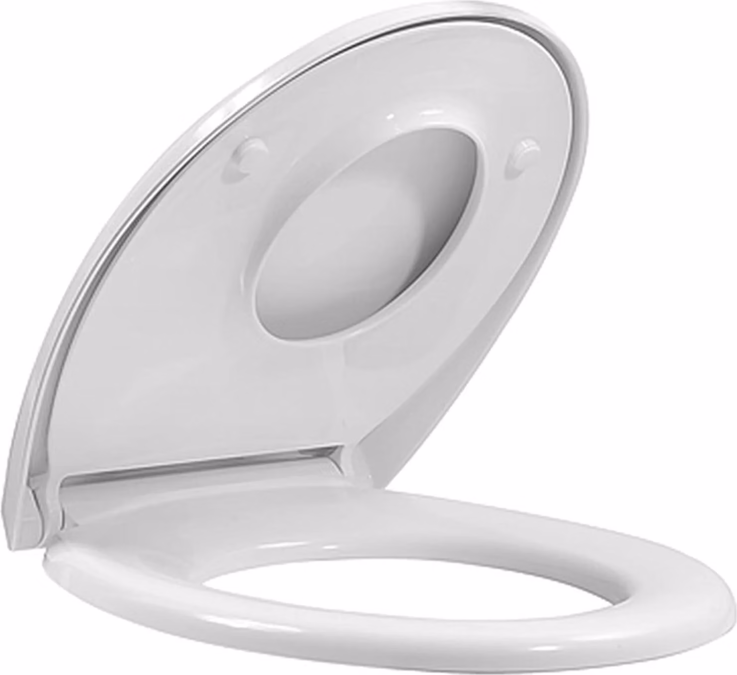 MKW Sedile WC con sedile per bambini integrato, Kompakt Family, con coperchio, bianco, 1 pz.
