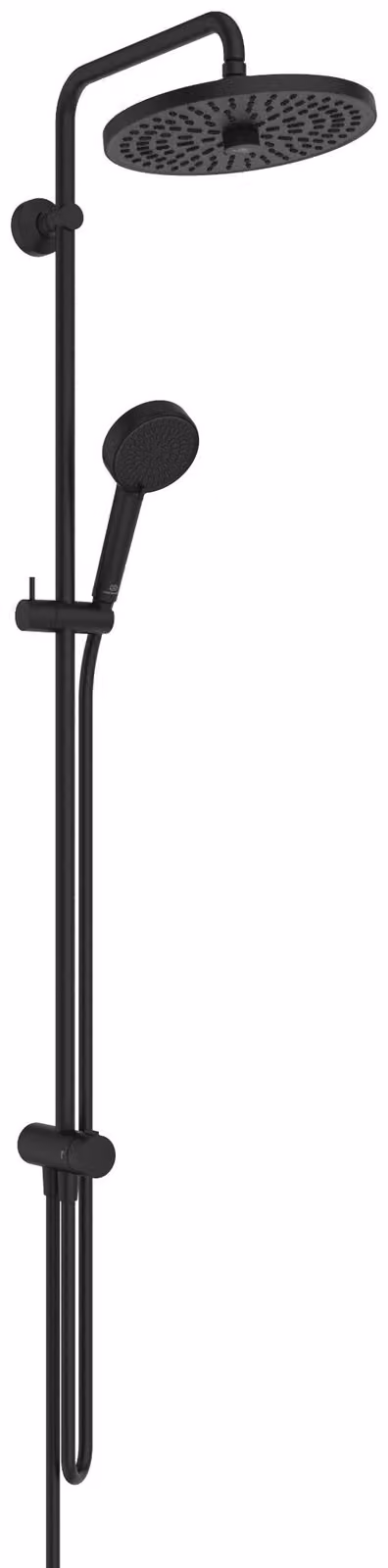 Sistema doccia Ideal Standard Alero, set doccia a risparmio idrico – Nero opaco